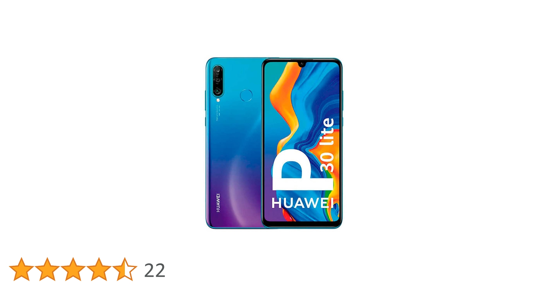 Huawei P30 Lite 4GB/128GB Blue (Peacock Blue) Single SIM MAR